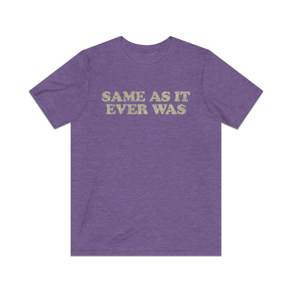 Same As It Ever Was 1981 Vintage Men s T shirt M