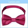 Childrens Solid Color Geometric Bow Tie With Polyester For School Performances And Party Dressing
