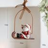Resin Christmas Tree Decoration DIY Decor Painted Ornaments Christmas Resin Pendant  New Year Party