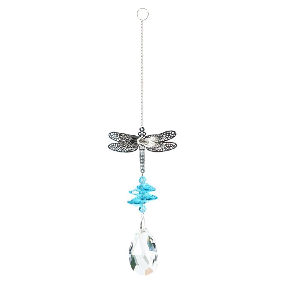Dragonfly Handcrafted Hanging Crystal Garland Pendant DIY Chandelier Jewelry Center Part Window Garden Decoration