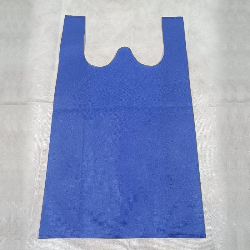 20pcs StoBag Non Woven Carrier T Shirt Bags Durable Reusable Bags for Party Food Takeout Gift Packing