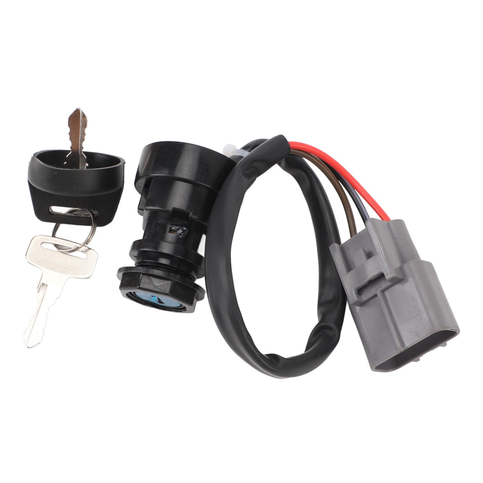 

Переключатель зажигания ATV 3-контактный, стабильная работа, переключатель стартера зажигания с ключами для ATV Grizzly