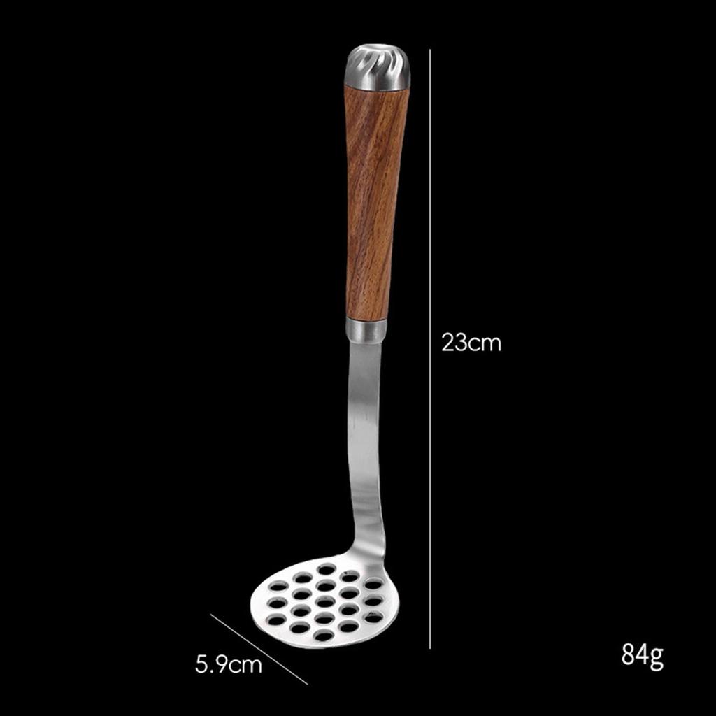 Durable Stainless Steel Potato Masher - Efficient Kitchen Tool for Carrots, Meat, and More