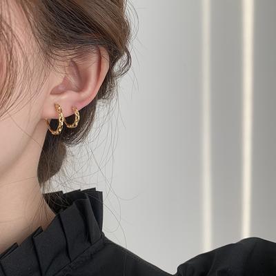 Kjede Asymmetriske ørespenner Mote øredobber for kvinner Enkle luksussmykker tilbehør