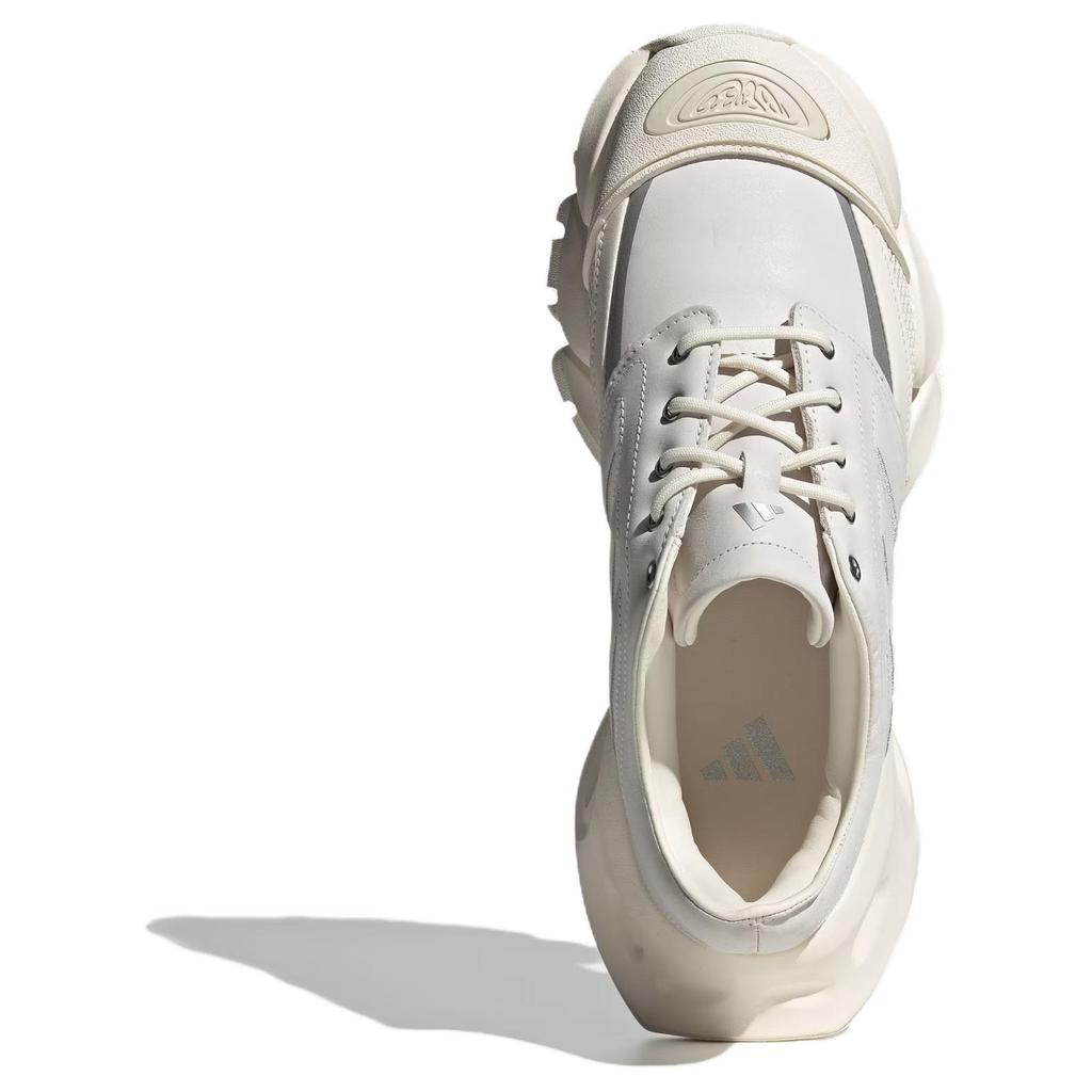 New Adidas XLG RUNNER HYBRID Anti-Slip Wear-Resistant Low-Top Running Shoes Unisex White Silver JS3068