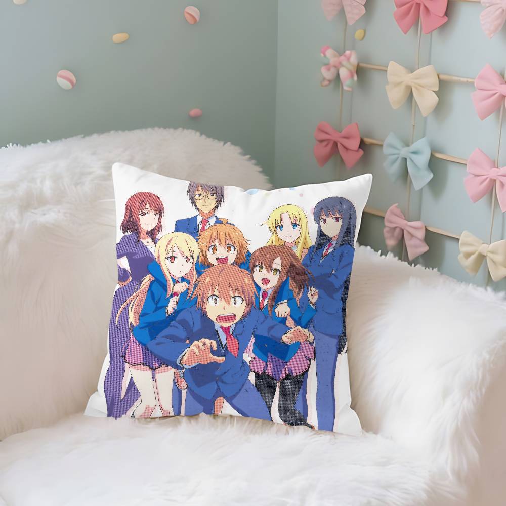 The Pet Girl Of Sakurasou Pillow Case Throw Pillow Cover Nordic Vintage Style Cushion Covers Home Living Room Sofa Couch Seat
