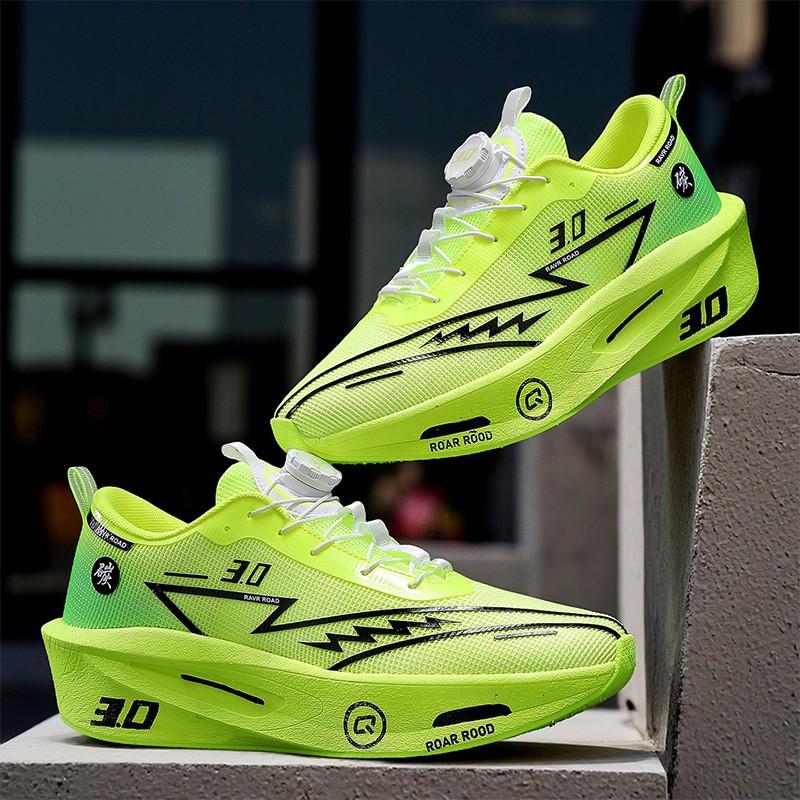 Youth style shoes Kids Lightweight Running Shoes With Full Carbon Plate Cushioning Breathable Mesh Upper Boys Girls School Sports