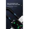 3 in 1 66W 6A Fast Charging USB Type C Cable Micro USB Spring Car Charger For iPhone Xiaomi  Samsung Phone Charger Cord