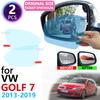 For Volkswagen VW Golf 7 MK7 2013~ Full Cover Rearview Mirror Anti-fog Rainproof Anti Fog Film Accessories 2014 2015 2018