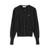 Vivienne Westwood Damen Bär Baumwolle Strickjacke Schwarz 1803002p
