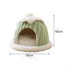 Cozy and Inviting Cat House - Warm Shelter for Feline Companions