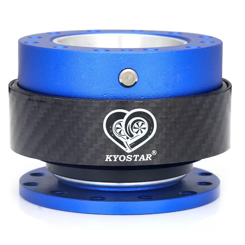 

Kyostar 100% Настоящее Углеволокно Руль Адаптер Быстросъемного Хаба Комплект Съемной Ступицы Синий KD8305BE