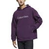 Calvin Klein Color Block Letter Logo Printed Long Sleeve Hooded Loose Casual Sweatshirt Men sweatshirt Dark-Purple 40HM231-6QI