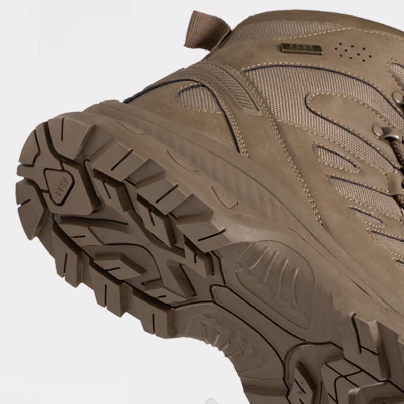 Plus Size Men's Outdoor Hiking Boots Tactical Boots Lace Up Ankle Boots Desert Training Shoes 39-47