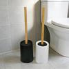 Long-Handle Toilet Brush and Base Set for Dead Angle Cleaning
