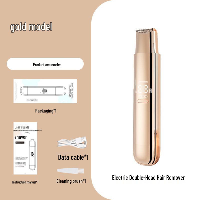 Electric Painless Underarm & Pubic Hair Shaver for Women