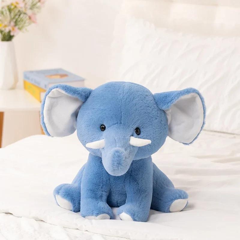 Cute Kids Soft Elephant Plush Large Elephant Toy Stuffed Animals Plushies Pillow Baby Accompany Doll Infant Toys Newborn Gift