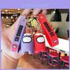 Cute Among Us Keychains Colorful Pvc Cartoon Key Rings Adorable Space Imposter Charms