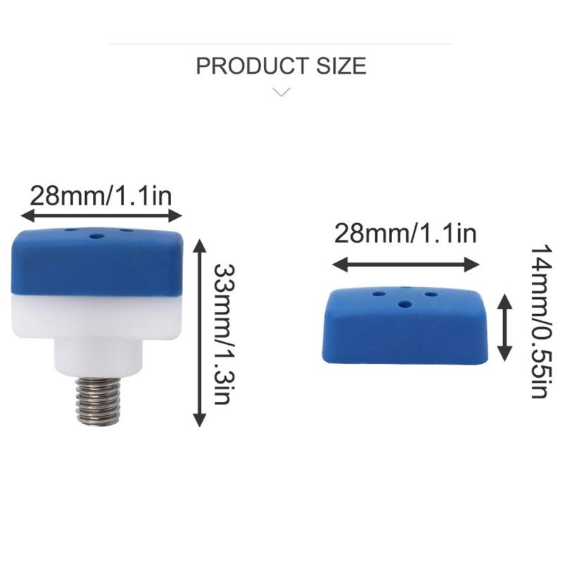 Interchangeable Leveling Hammer Tip  3 Hardness option  8mm  Thread Suitable for Dents Repair pen  Fine surfaces  Finishing