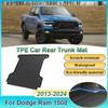 Car Trunk Mats For Dodge Ram 1500 2013-2024 G4 G5 TPE Carpet Storage Pad Waterproof Cargo Tray Cushions Mats Auto Accessories