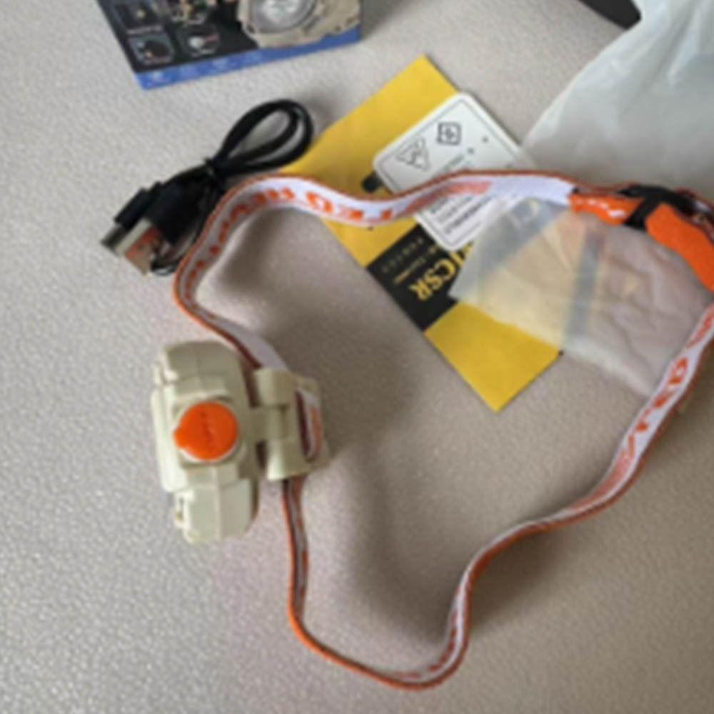 Waterproof Headlamp Flashlight Ultra Bright Hat Cip Light Portable Headlights  Outdoors