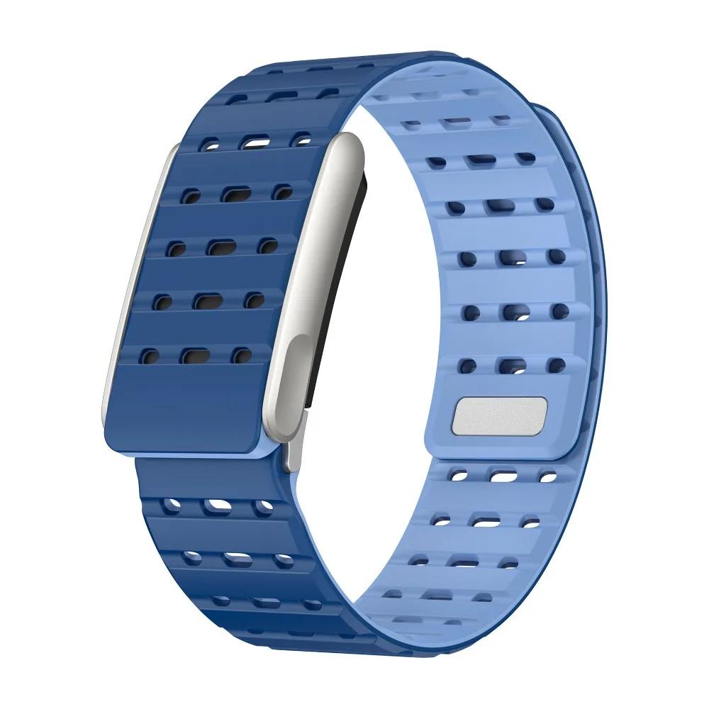 

Silicone Fitness Band Magnetic Attraction Soft Replacement Strap Protector Breathable for Whoop 5.0 Life MG/One/Peak
