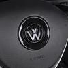 Car Steering Wheel Sticker ABS Auto Emblem Badge Decoration For VW GTI Passat B6 Golf 4 Polo Jetta Caddy Beetle Tiguan CC Arteon BGU1