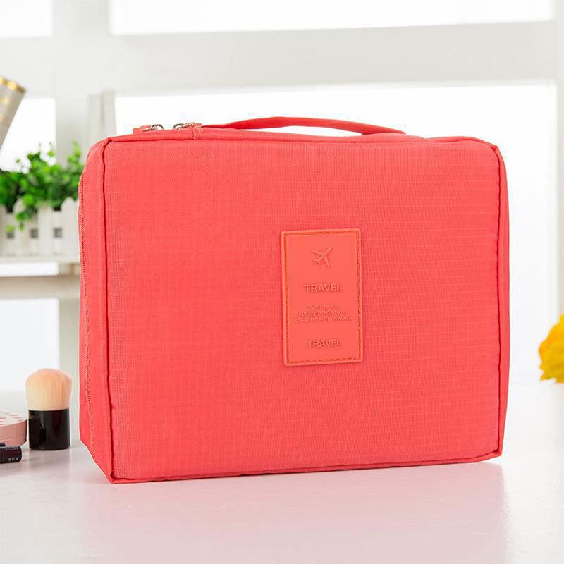 Waterproof Double-Layer Travel Cosmetic and Toiletry Bag