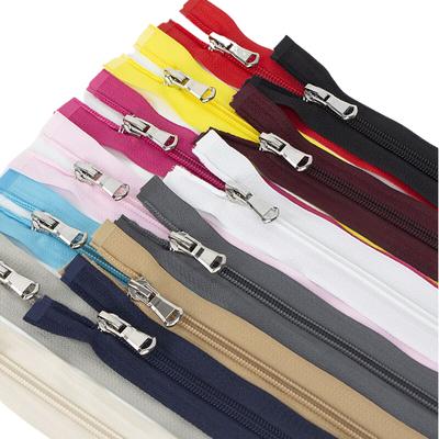 5 stuks 40-80cm (15-31 inch ) Nylon Open-End Rits Rits 5# Voor Kleding Buitenkleding Kleermaker Naai Ambachten Nylon Ritsen Accessoires 13 Kleuren