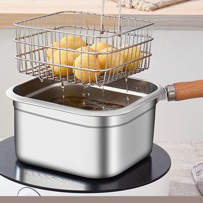 Multifunctional Frying Pan Set Preservation Box Easy To Store Cooking Utensil Square Pot for