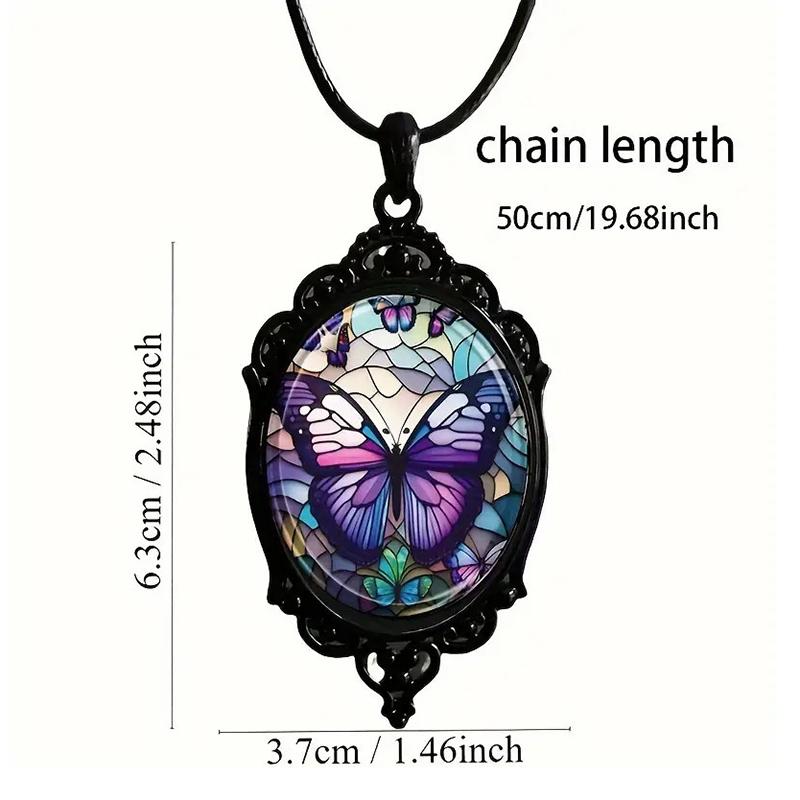 Retro Gothic Moon And Sun Pendant Necklace Women Men Punk Cross Metal Leather Rope Chain Vintage Jewelry Gift