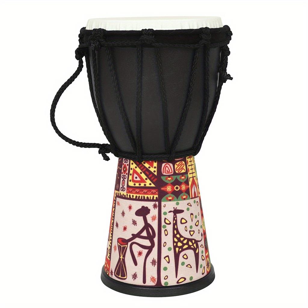 Mini Size 4 Inch African Drum Portable ABS Drum Chamber Colorful Djembe Hand Drum Professional Percussion Musical Instrument