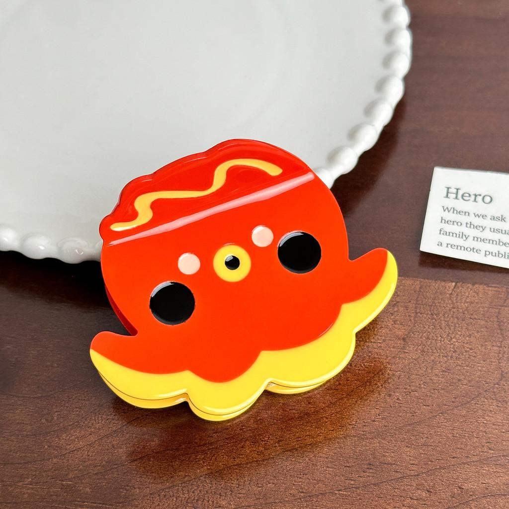 And Sweet Charming Sushi Hair Claw Colorful Acetate Clip Handcrafted For Girls Stylish