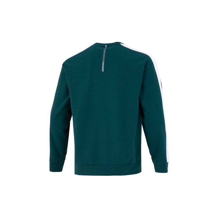 Puma New Suit Crew Color Block Sports Casual Loose Sweatshirt Unisex Tops Green 538830-38