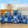 Entzückendes Stitch Plüschkissen Spielzeug im Blattdesign Für Paare und Sammler 30cm bis 80cm Größen erhältlich