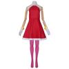 Cosplay Amy Rose Anime Stage Performance Costume Halloween Womens Dress