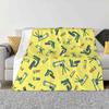 Bp 49 Science New Arrival Fashion Leisure Warm Flannel Blanket Science Repeat Pattern Vector