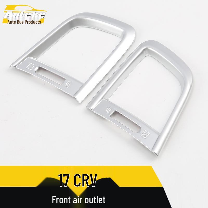 Front Air Vent Decorative Frame for 2017 CRV Center Console AC Outlet Panel
