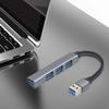 4-Port USB 3.0 Hub Adapter 5Gbps USB Splitter USB C To USB Hub Multiple USB 3.0 Hub USB Port Expander for Laptop