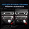 Renault Fluence Megane RS 2009 2010 2011 2012 2013 2014 için Gerçek Yumuşak Karbon Fiber Çıkartma LHD Merkezi Kontrol CD İç Çerçevesi
