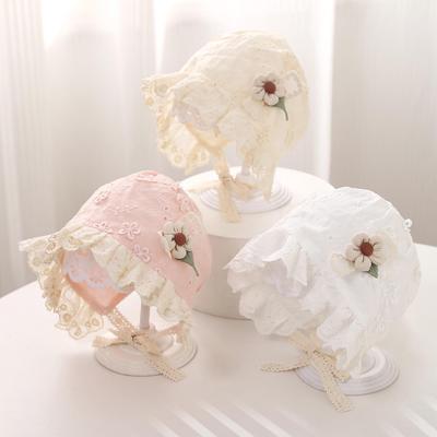 Spring & Autumn Baby Girl Cute Sun Hat | Stylish Newborn Korean Princess Cap
