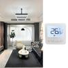 For Indoor Climate Control Smart Thermostat with LCD Display Programmable Settings and Precise Humidity Regulation