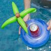 1-5 Stücke Schwimmender Becher Aufblasbarer Flamingo Getränkebecherhalter Pool Float Bar Untersetzer Schwimmhilfen Rosa Spielzeug Getränkehalter