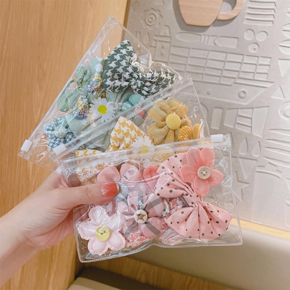 Dětská vlásenka 8ks/sada Dětská mašlička Vlásenky Pokrývka hlavy BB Clip Vlasové doplňky