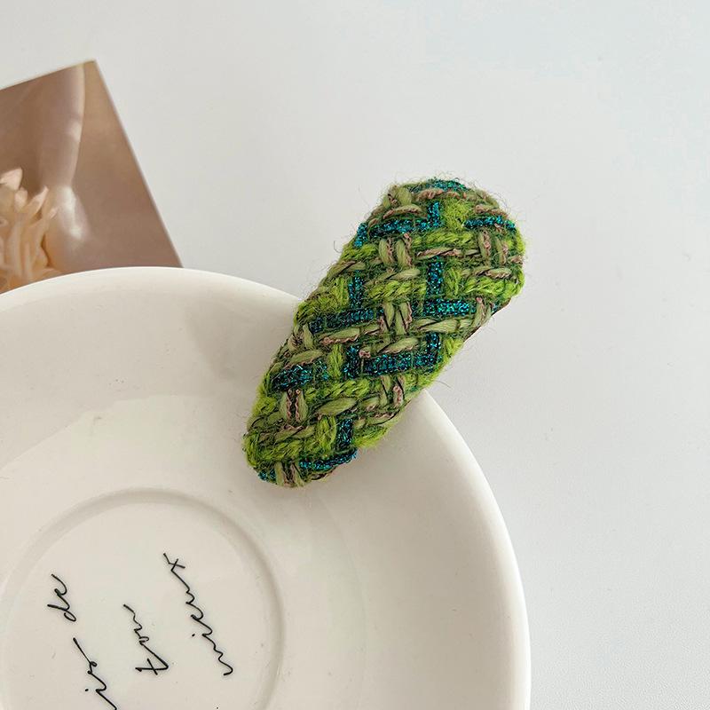 Clip Hair Accessories Woolen  Long Retro Bb Shape Barrettes Clip Side Clip Bang