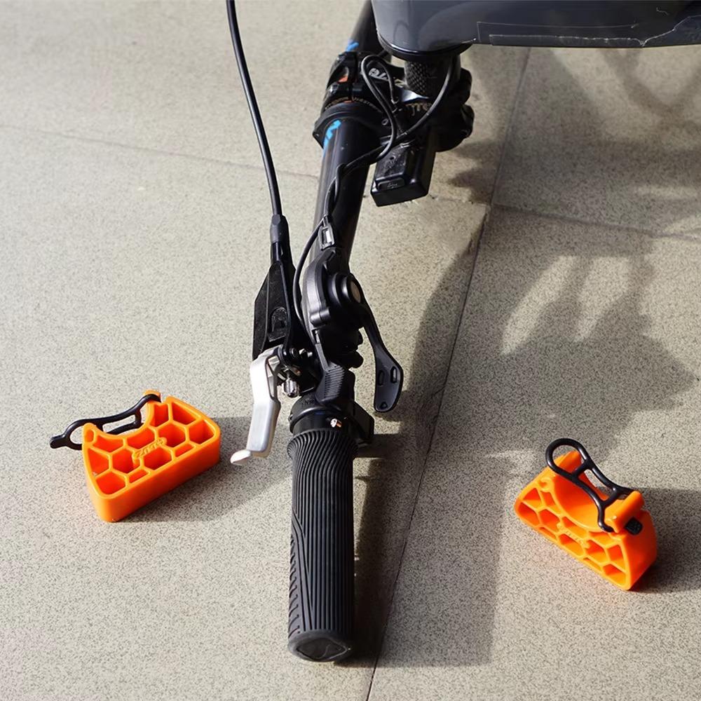 Adjustable Clip Bike Handlebar Stand Anti-Slip Bicycle Clip-On Stabilizer  for Inverted Parking