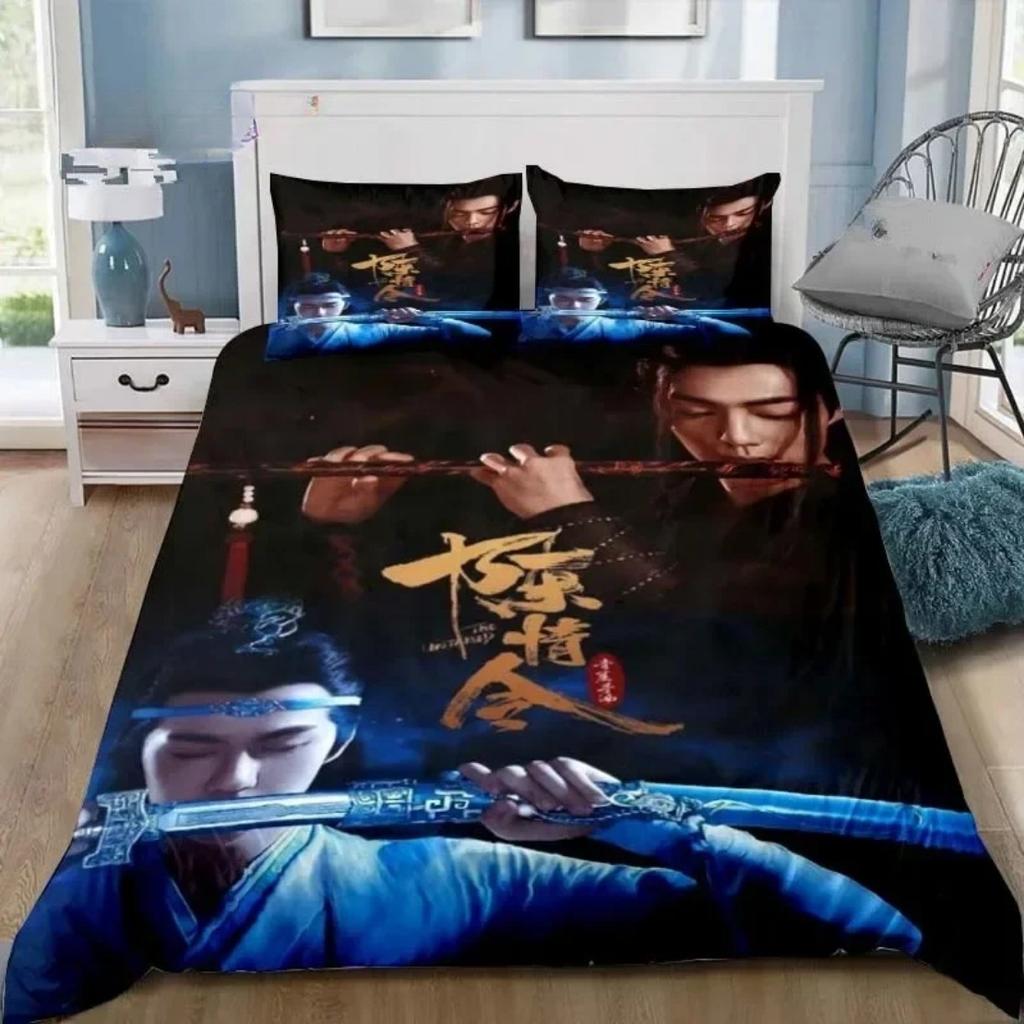 The Untamed Drama Bedding Set Xiao Zhan Wang Yi Bo Bedding For Boy Girl Set Home Decoration Single Twin Full Queen King Size