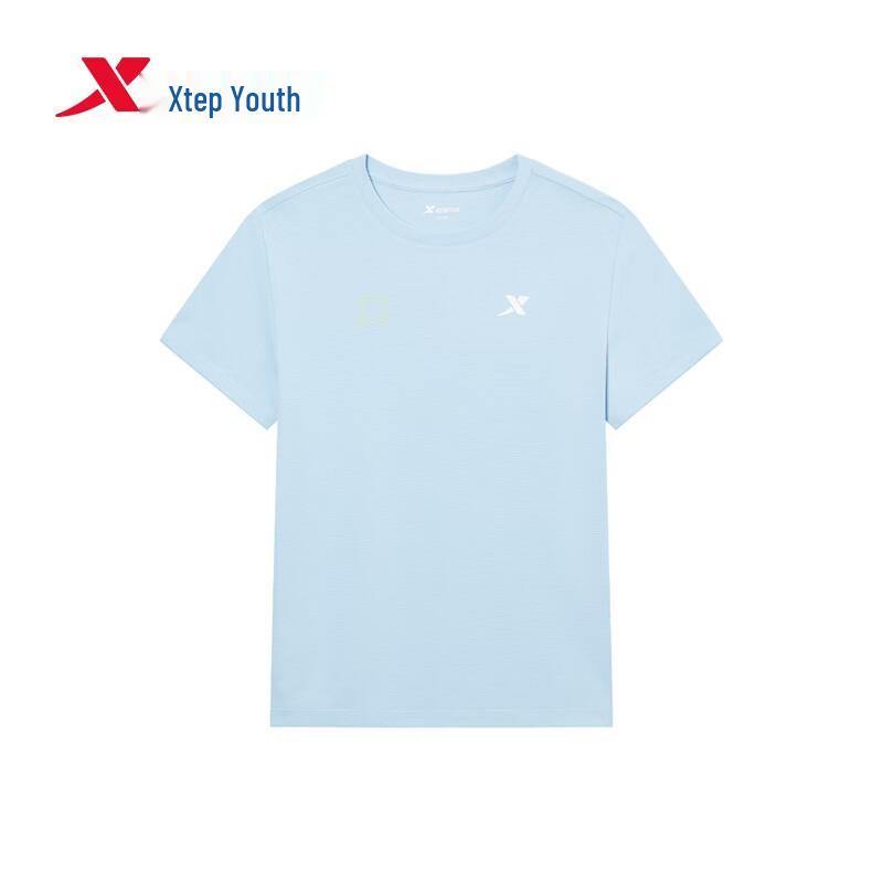 Xtep Boys' Antibacterial Quick-Dry Short Sleeve T-Shirt
