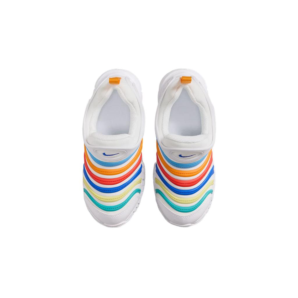 Nike Dynamo Free Low Top Kids Lifestyle Shoes White Spotlight Royal Cactus Gray Kids' 343738-106