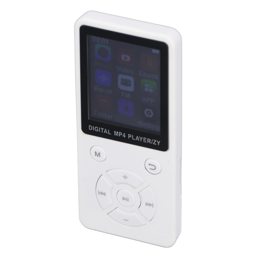 MP3 MP4 Player with Bluetooth 1.8 Inch LCD Color Screen HiFi Lossless Portable Music Player with Speaker Video Playback